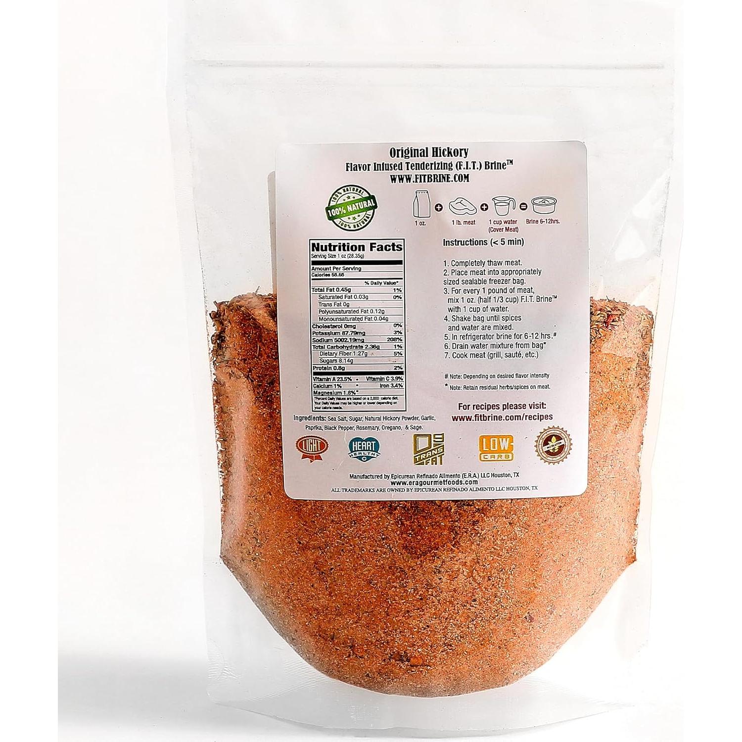 FIT Brine Ajo y Hierbas 450g - Ablandador de Carne Natural