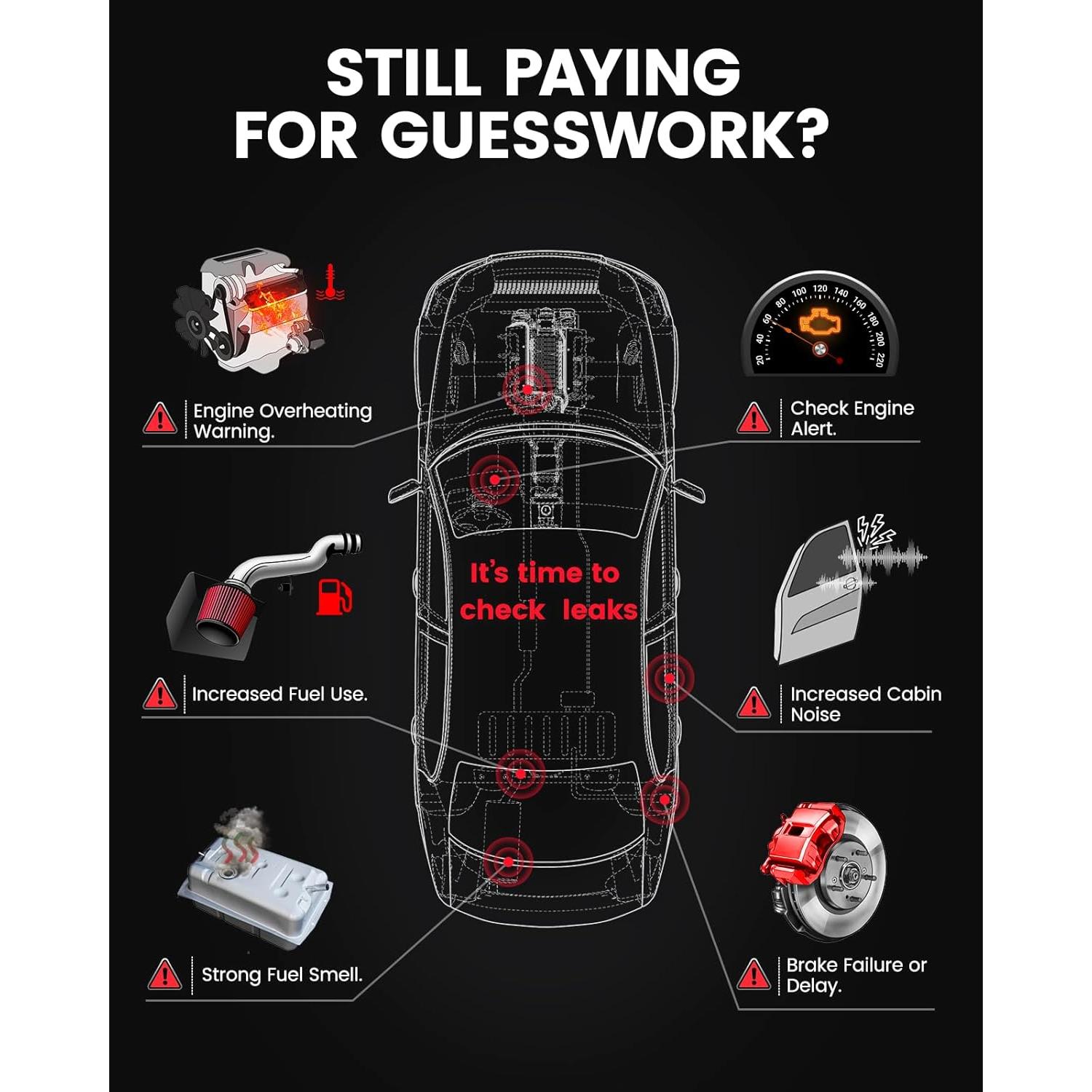 ANCEL S3000 PRO Máquina de Humo Automotriz con Manómetro