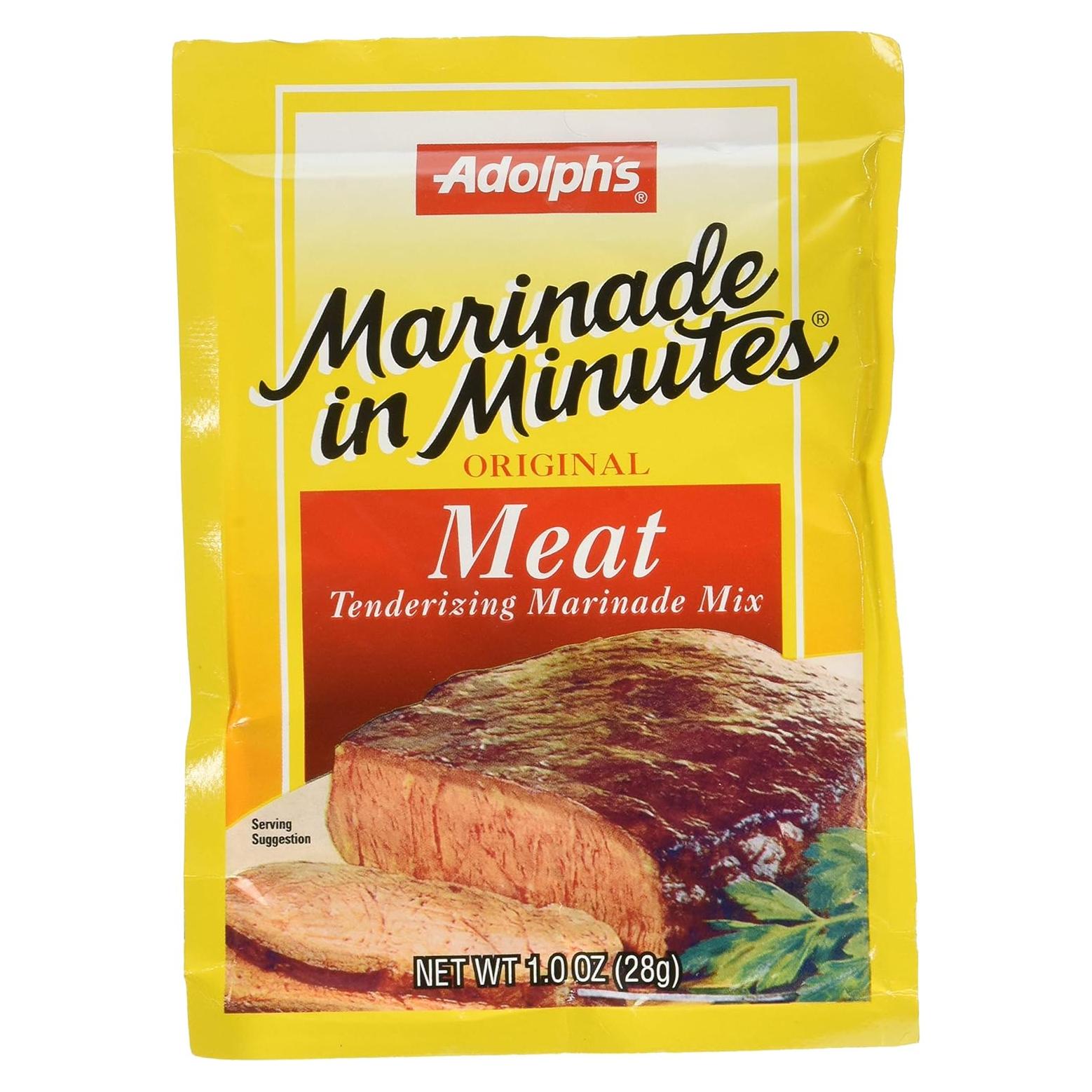 Marinada Original Adolph 4 paquetes 113 g cada uno