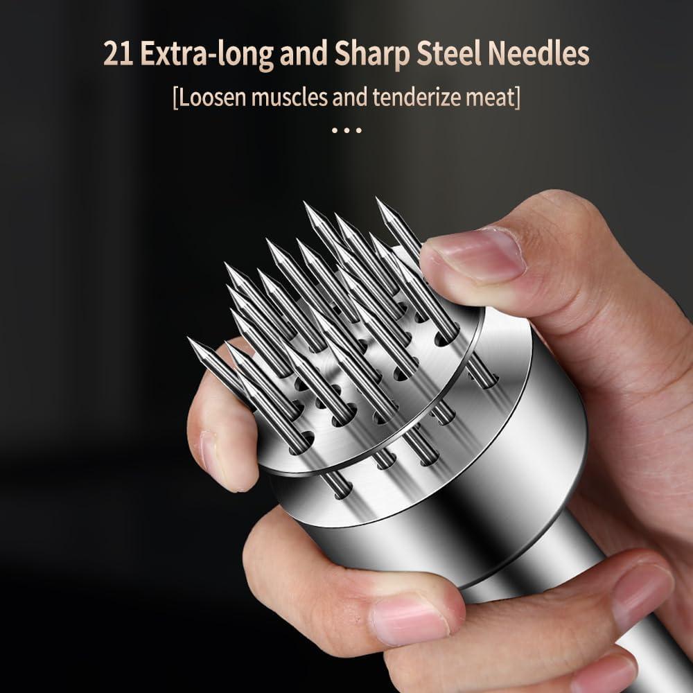 Ablandador de Carne BOMANSI BOMS Acero Inoxidable 21 Agujas