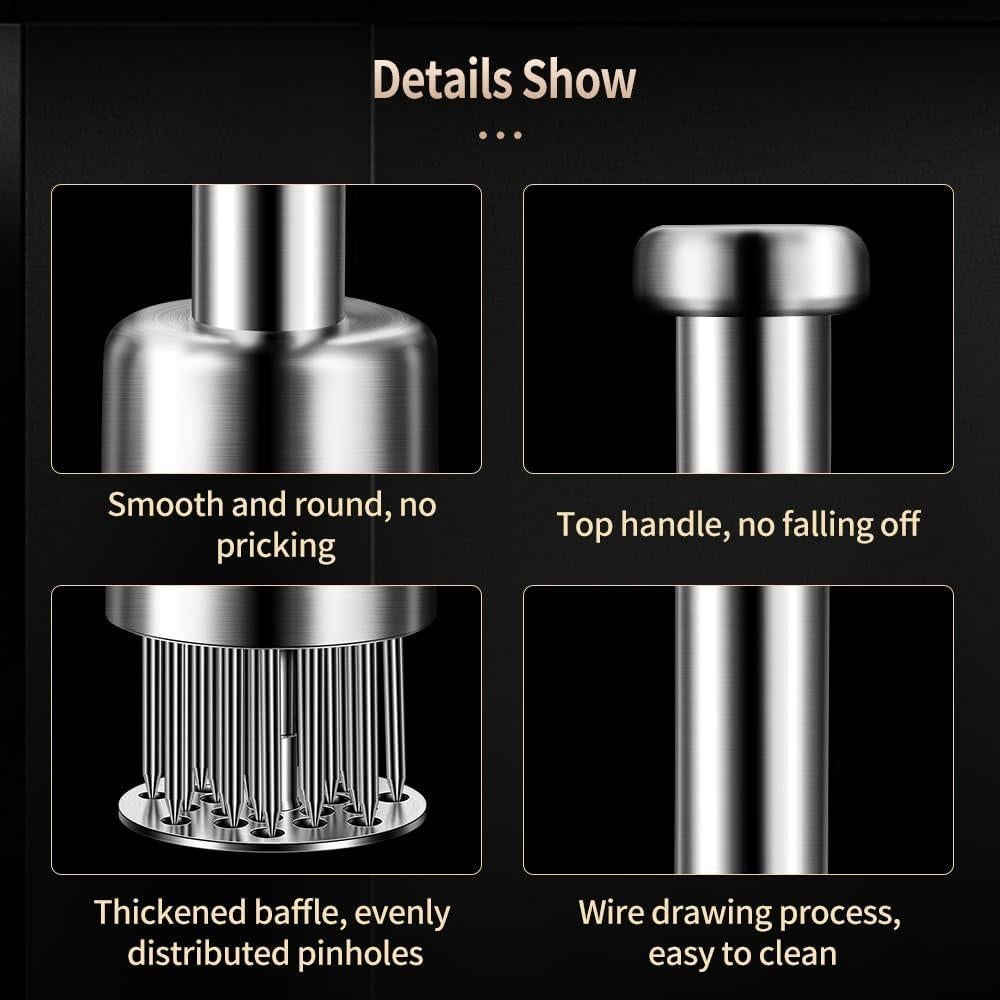 Ablandador de Carne BOMANSI BOMS Acero Inoxidable 21 Agujas