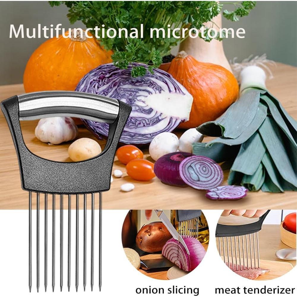 Soporte de Cebolla Vyooxcy Acero Inoxidable 10 Agujas