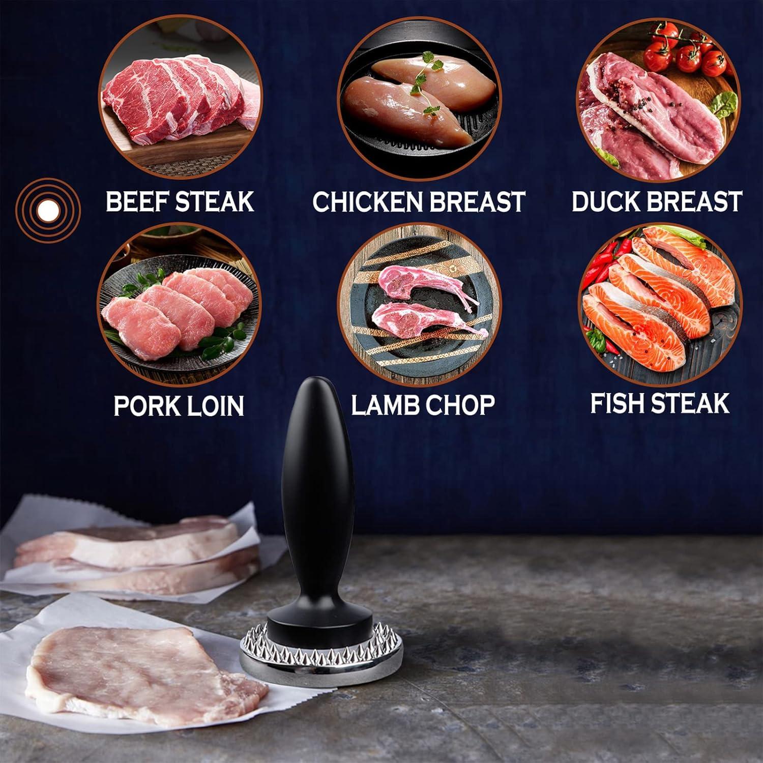 Ablandador de Carne KEISSCO Reversible 0,91 kg Negro