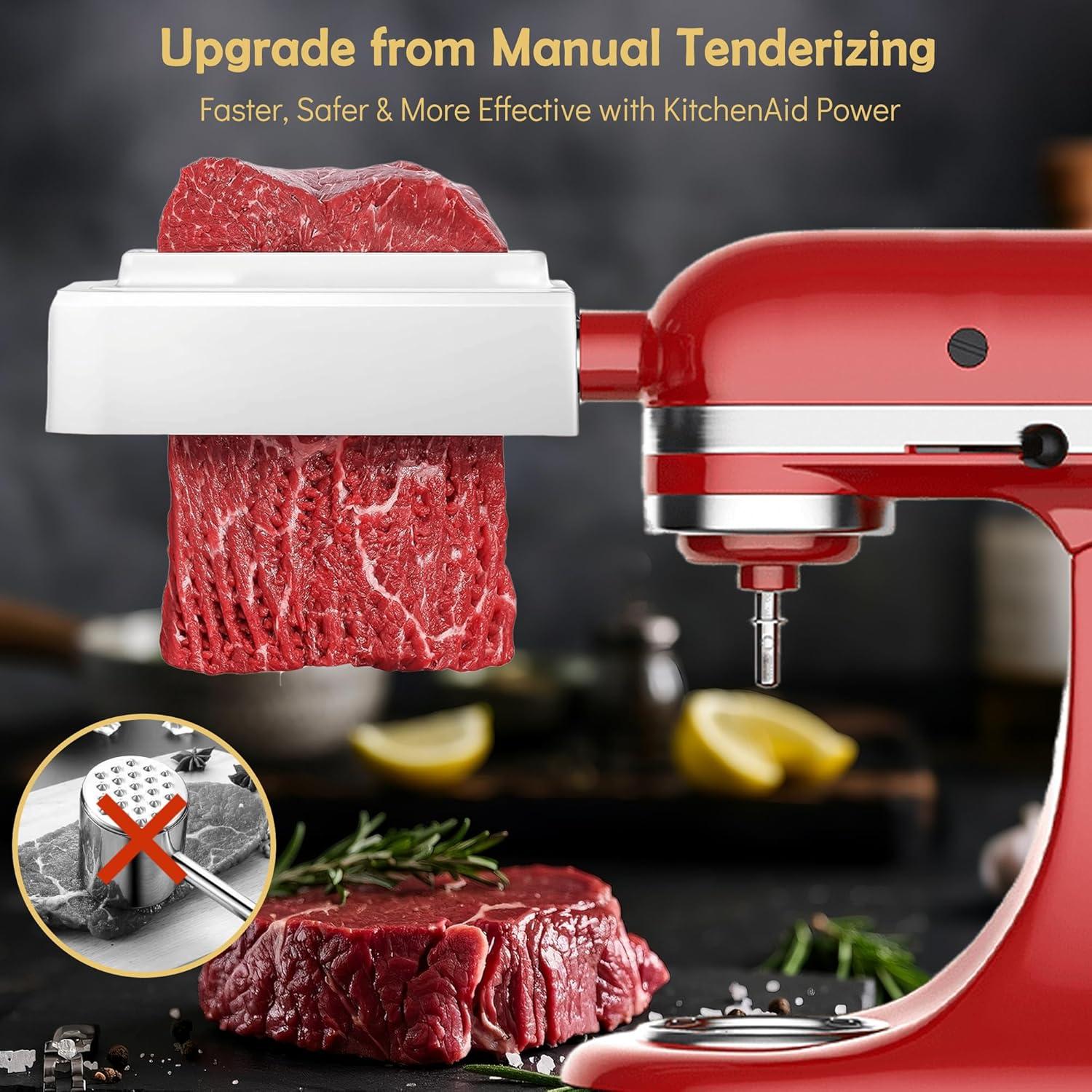 Ablandador de Carne RYANER para Mezclador KitchenAid - 48 Agujas