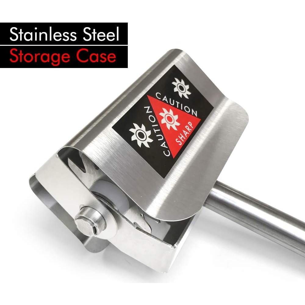 Aplanador de Carne Manual High Steaks Roller Acero Inoxidable