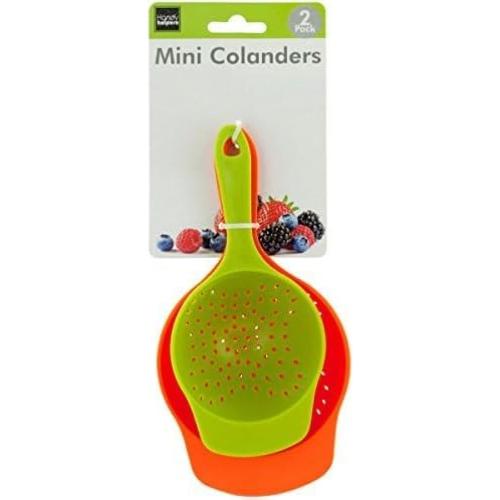 Set de Mini Coladores Handy Helpers 2 Piezas Plástico 16.5 y 19 cm