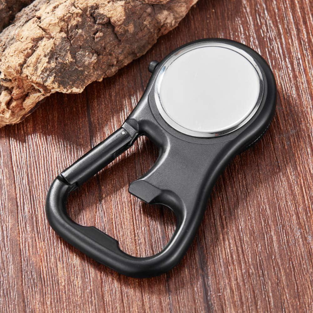 Reloj de Bolsillo Weicam Luminiscente con Clip Negro