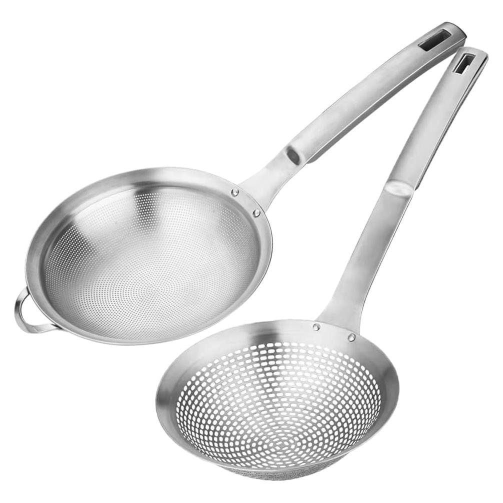 Juego de Coladores de Acero Inoxidable Collfa 2 Piezas