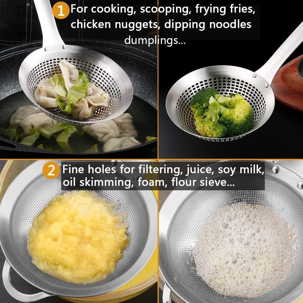 Juego de Coladores de Acero Inoxidable Collfa 2 Piezas