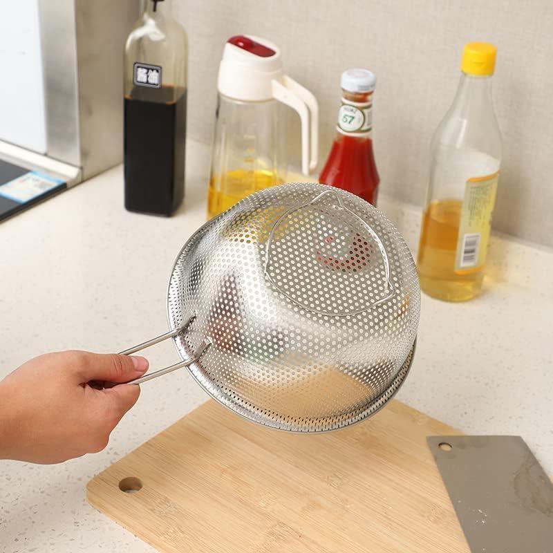 Colador de Acero Inoxidable GREATLINK 4,73L con Mango