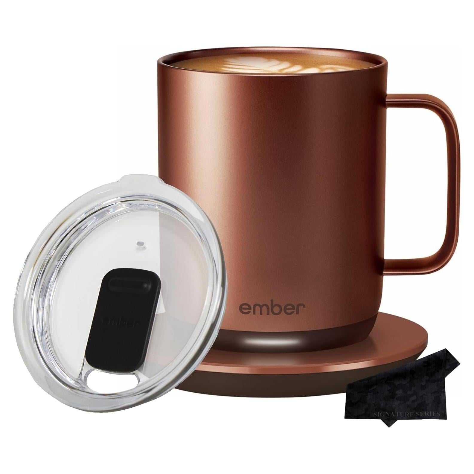 Taza Inteligente Ember 2 de 414 ml Cobre con Tapa