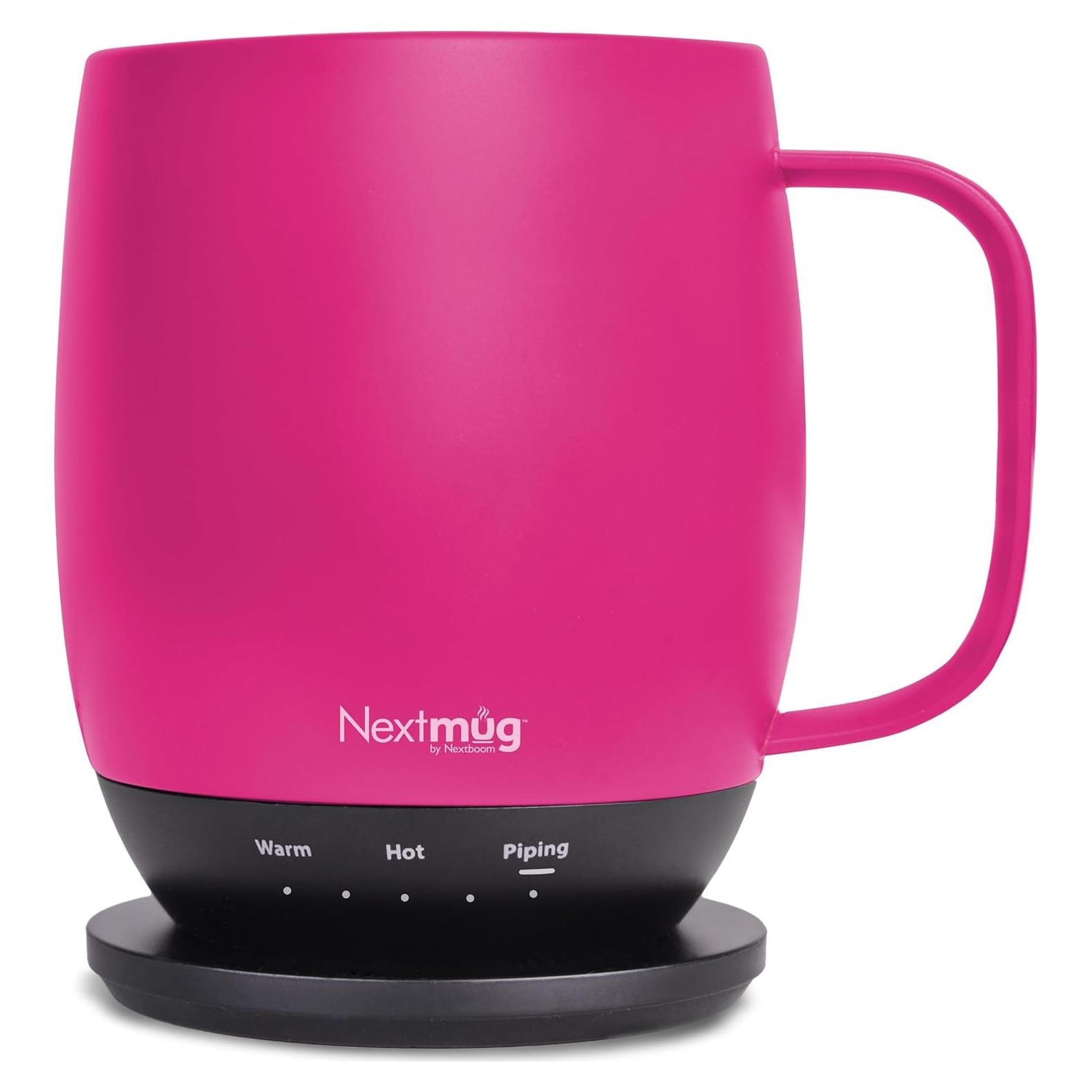Nextmug Taza Autocalentable 396ml Rosa Verdadero