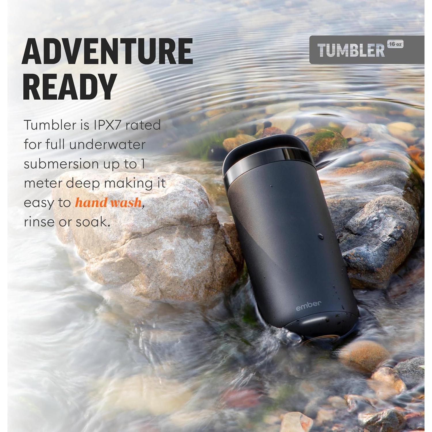 Taza de Viaje Ember con Control de Temperatura 473 ml Negra