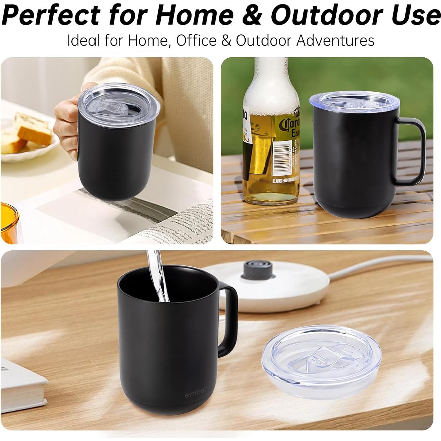 Paquete de 2 tapas de repuesto para taza Ember 10 oz