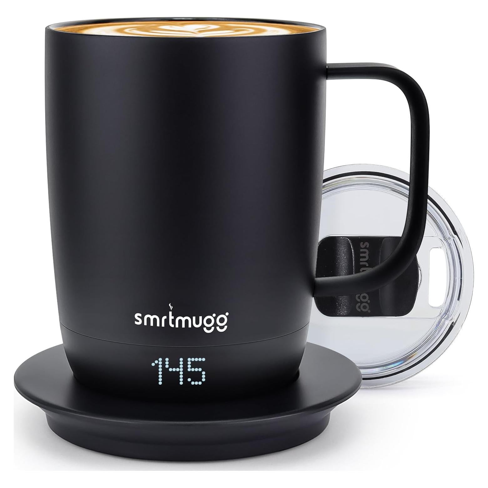 Taza de Café Autocalentable SmrtMugg Pro 14 oz LCD