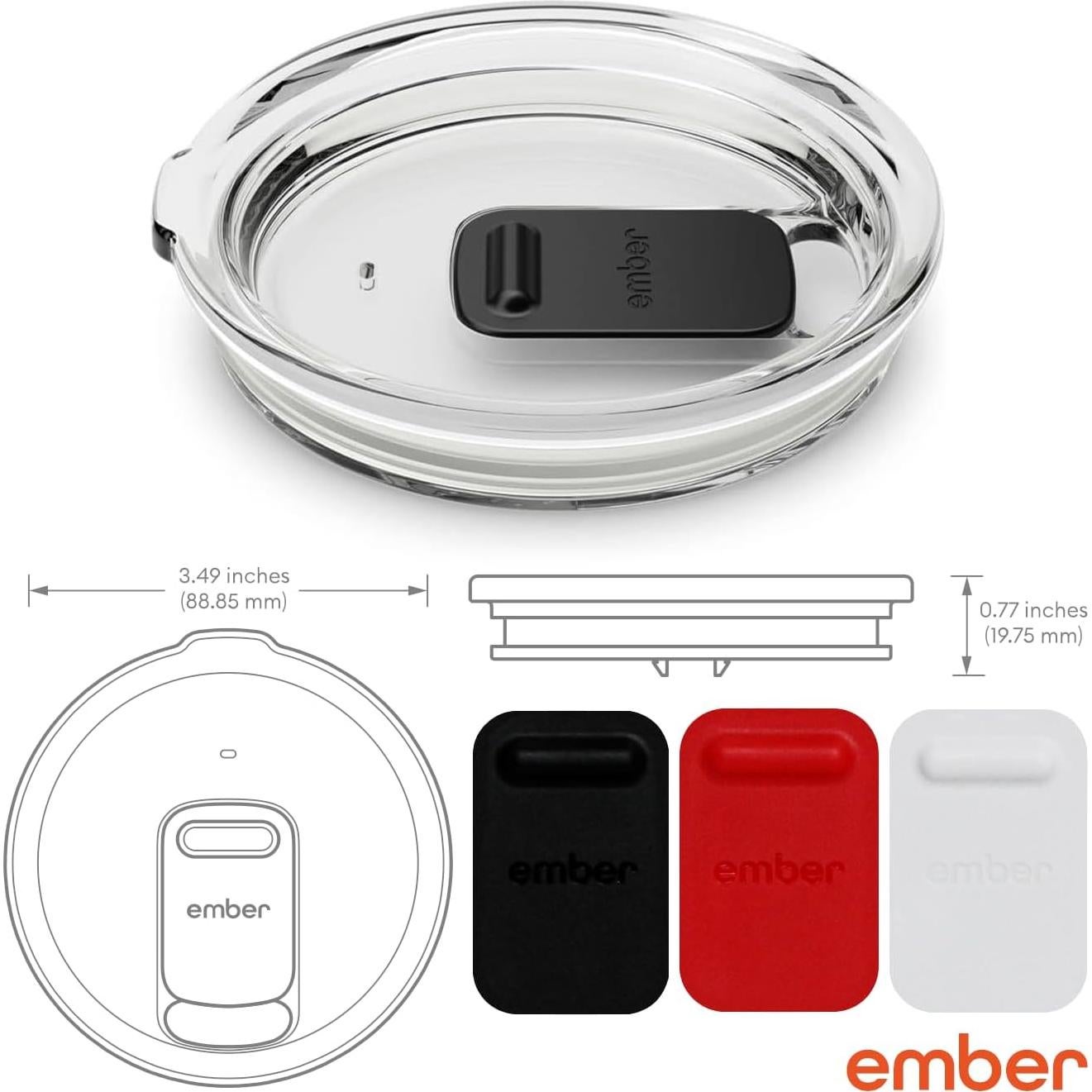 Taza Inteligente Ember 2 414 ml con Tapa y Espumador Zulay