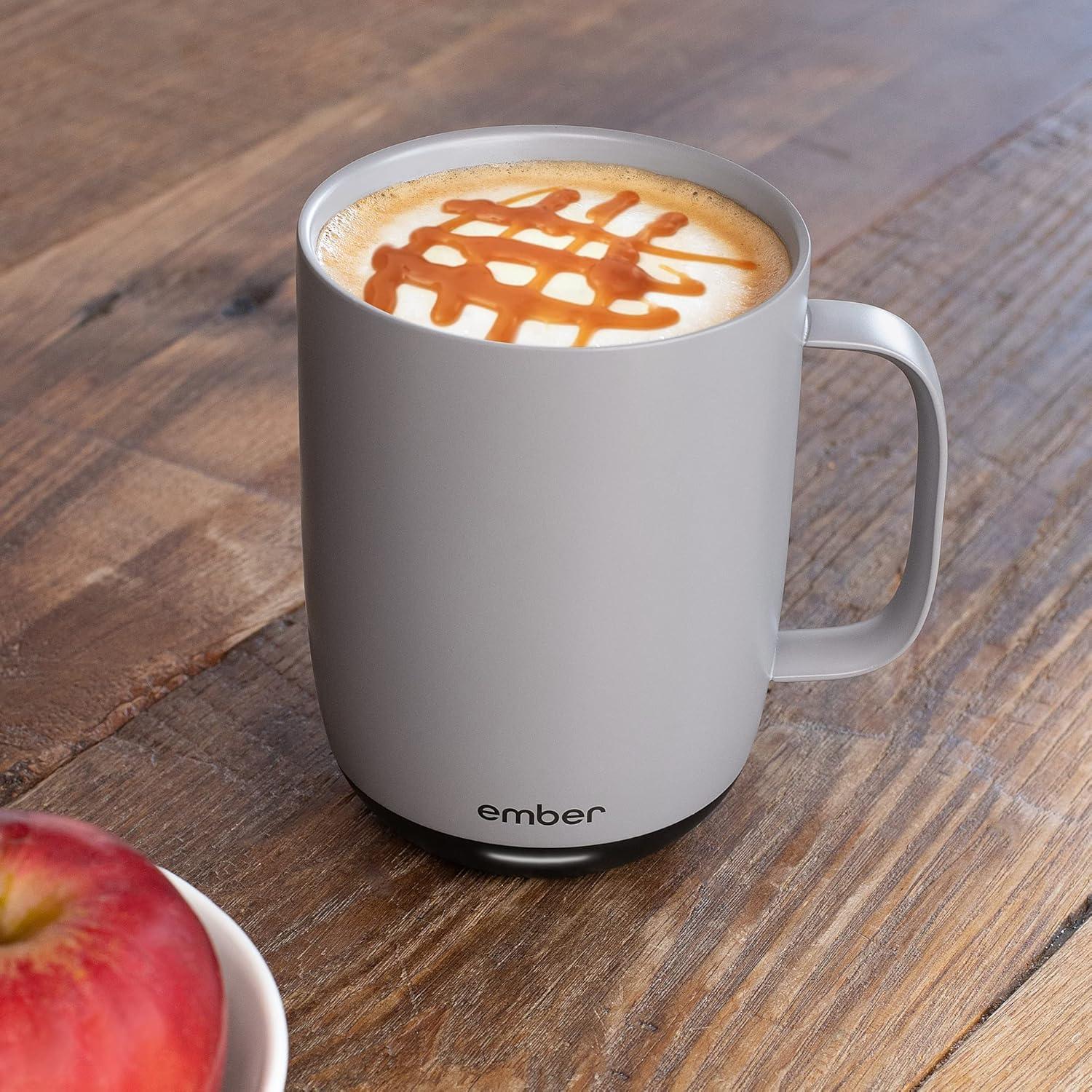 Taza Inteligente Ember 14oz Control Temperatura + Espumador Zulay