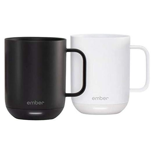 Paquete de 2 Tazas Ember Inteligentes 10 oz - Negro y Blanco