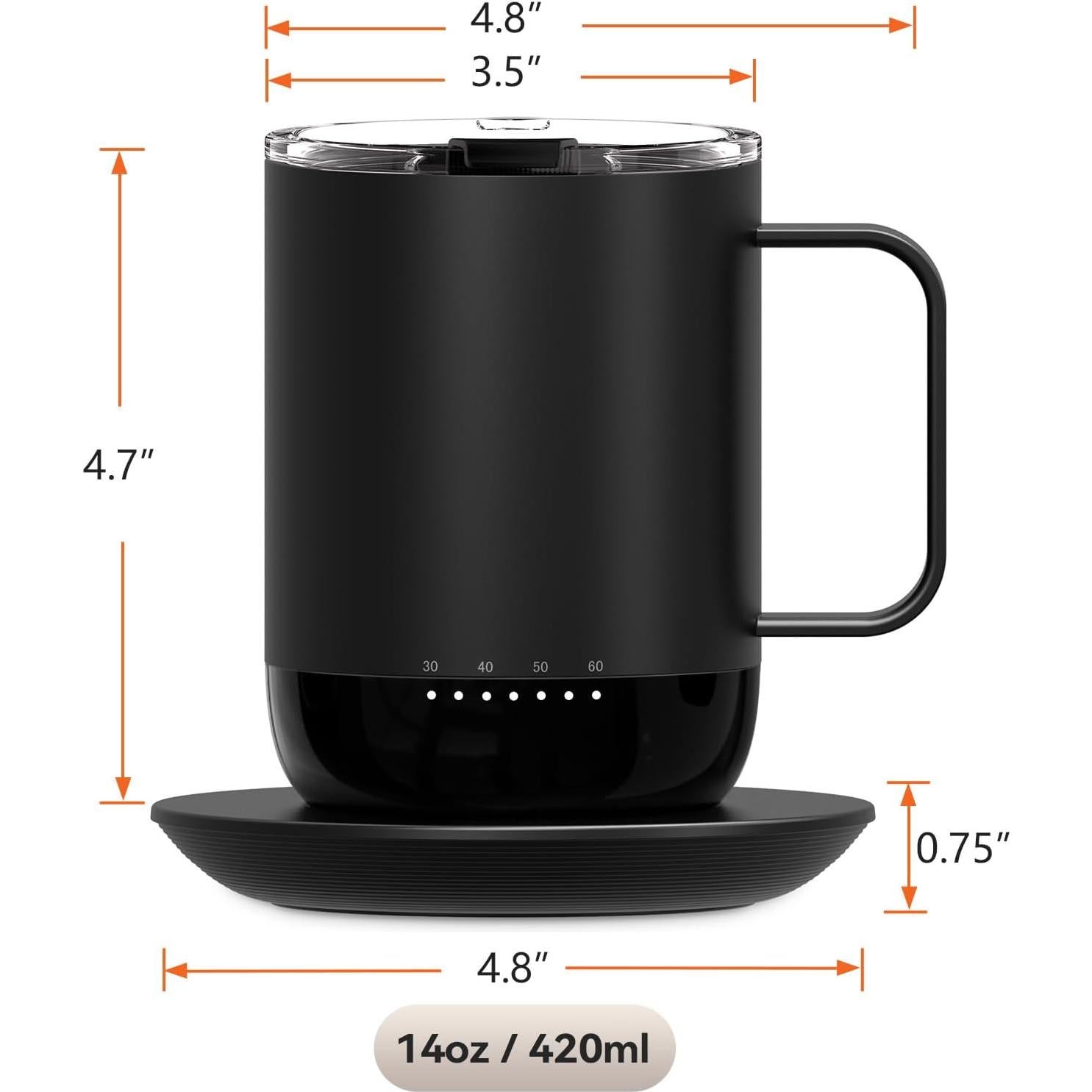 Taza Inteligente Autocalentable vsitoo S3 Pro 400 ml Control APP