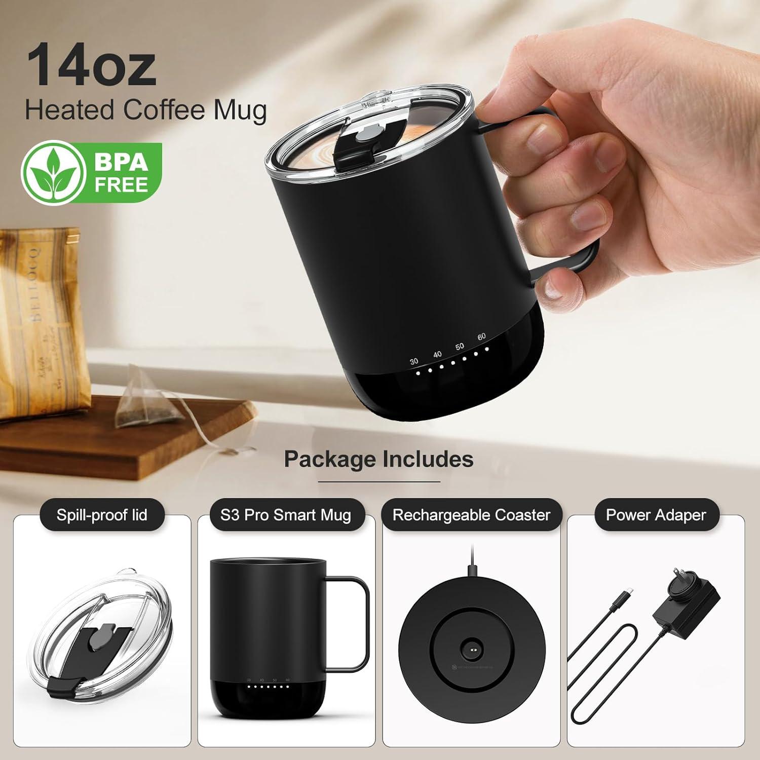 Taza Inteligente Autocalentable vsitoo S3 Pro 400 ml Control APP