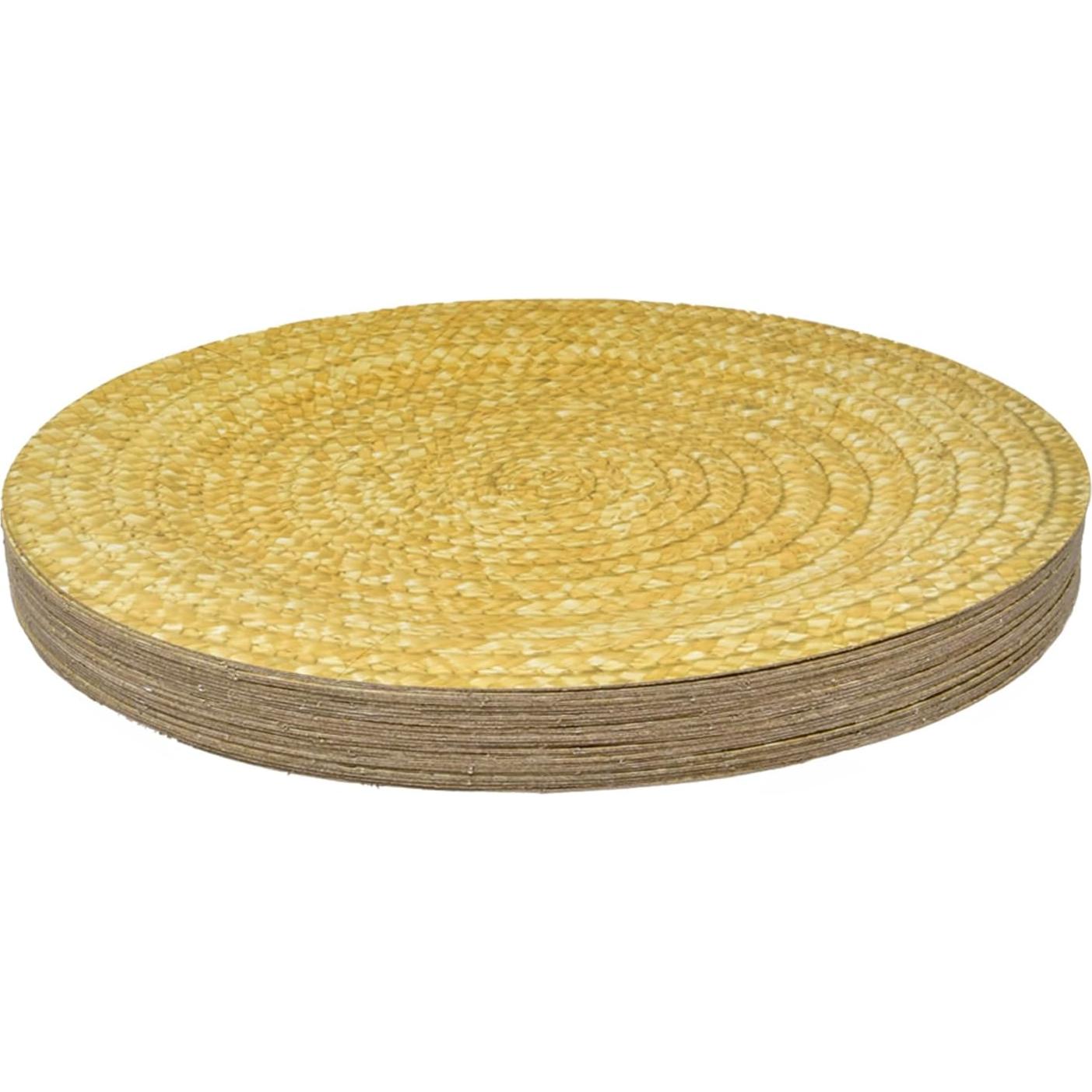 Platos Cargadores Desechables Gift Boutique 24 Pzas 33cm