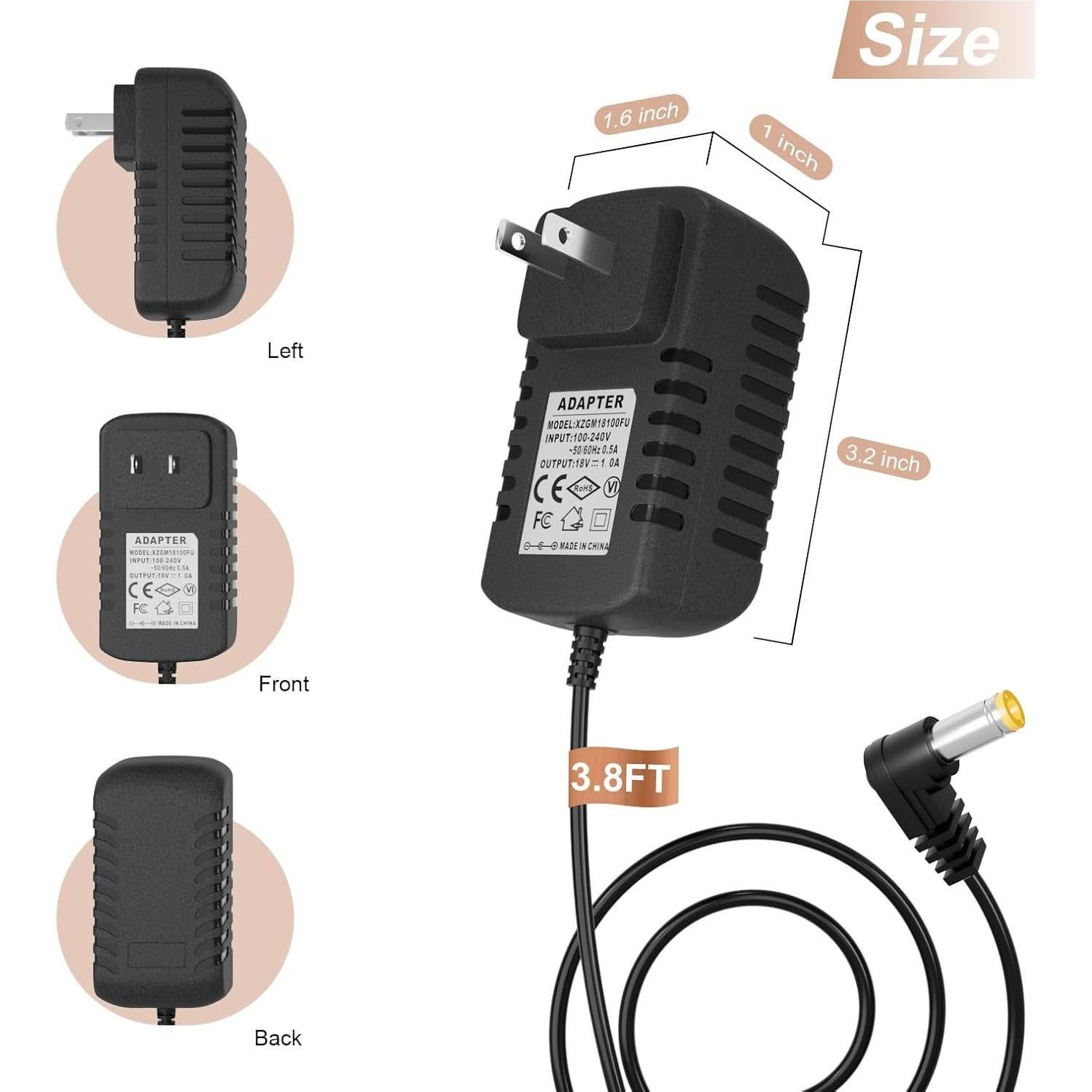 Cargador Reemplazo Petsafe ScoopFree AC100-240V 18V