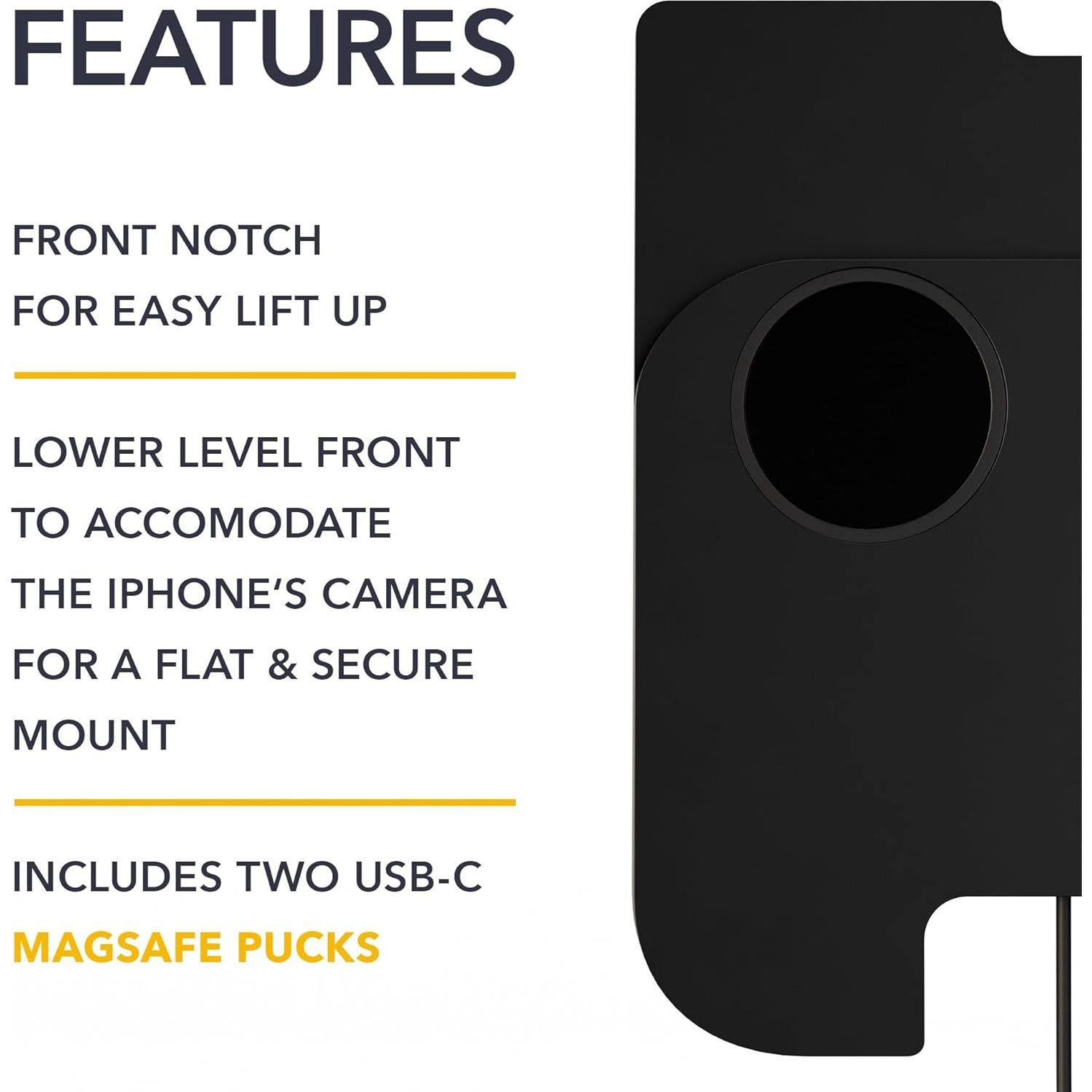 Cargador Inalámbrico Doble TWRAPS para Lucid Air 2021-2025