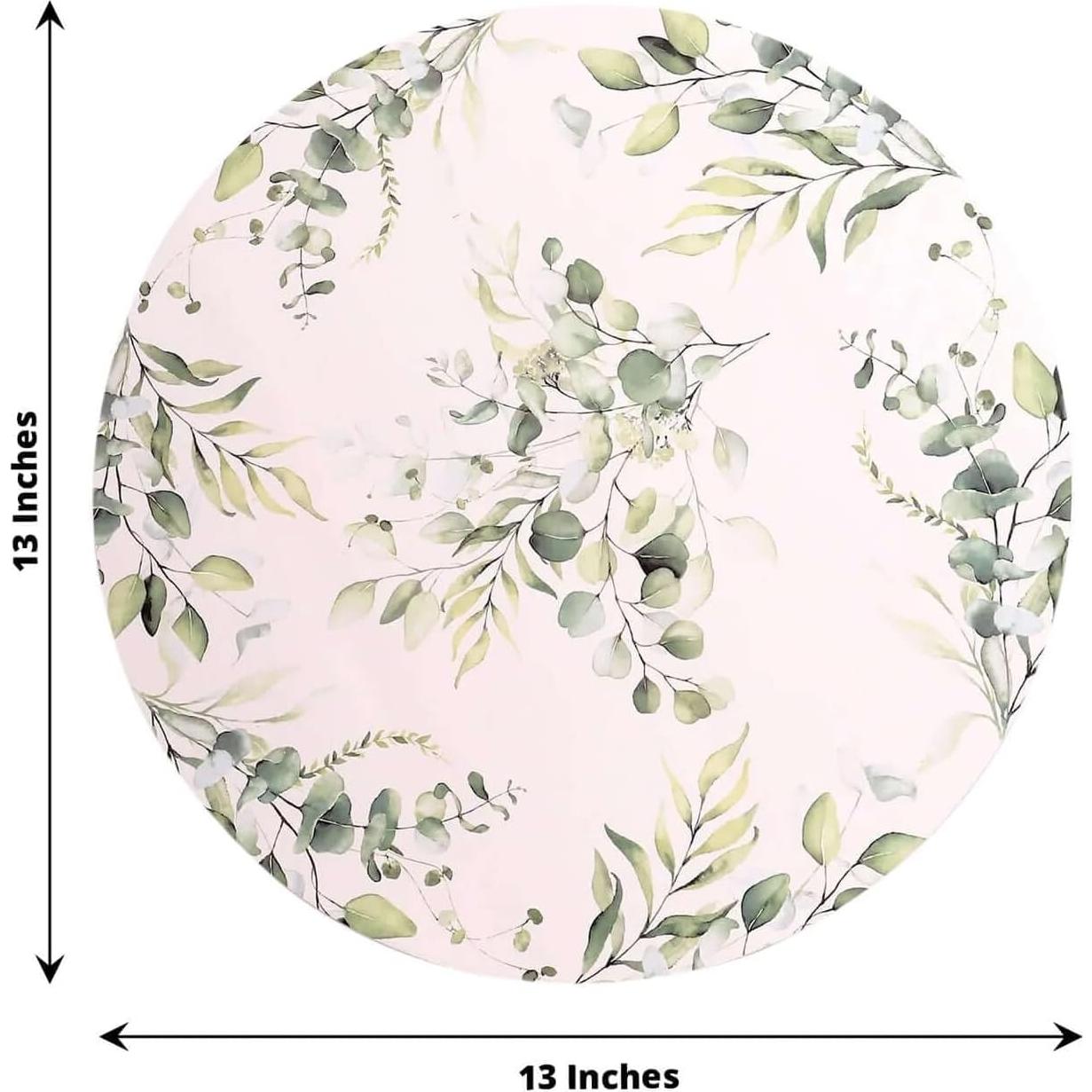 Platos Desechables Ecológicos Efavormart 6 Unidades 33 cm