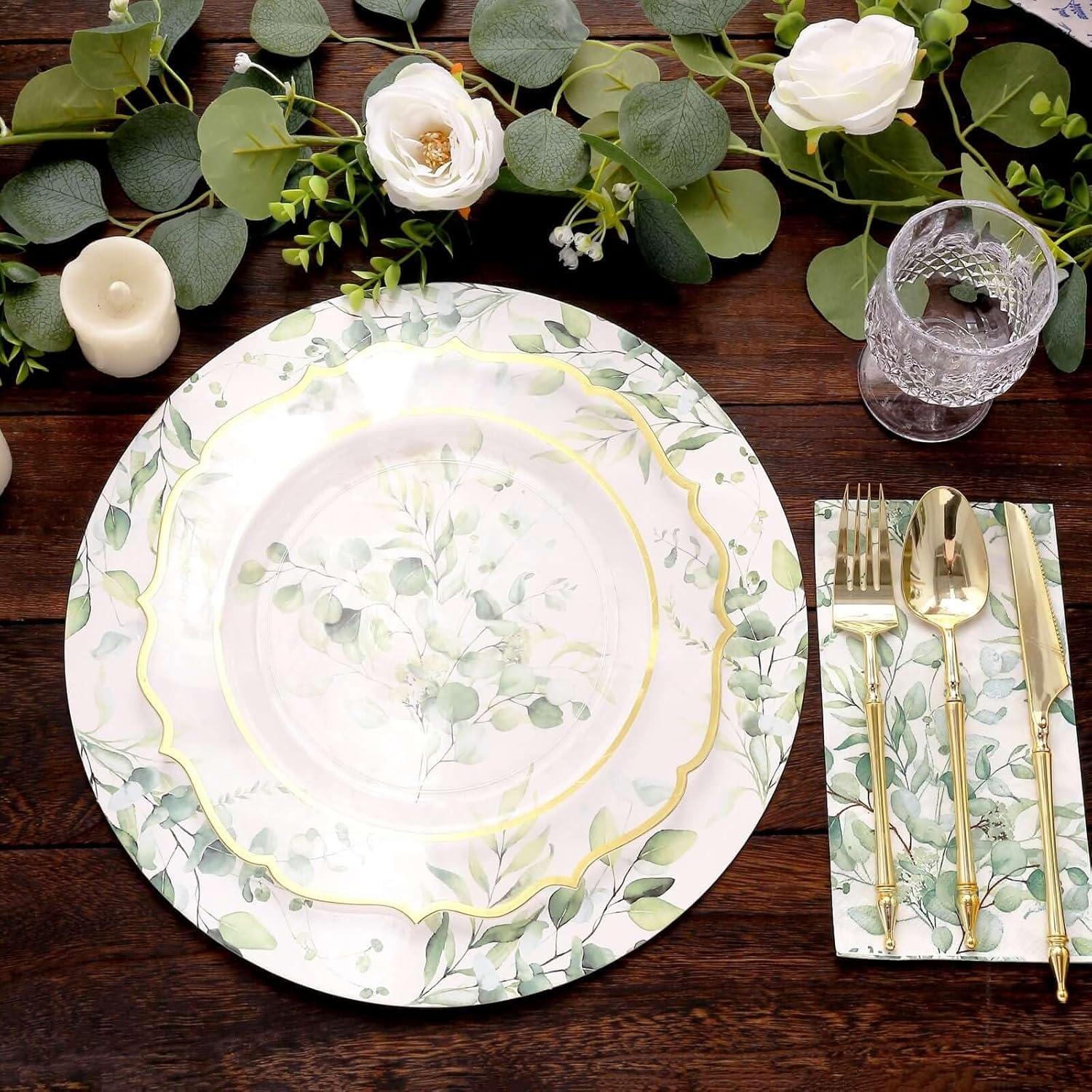 Platos Desechables Ecológicos Efavormart 6 Unidades 33 cm