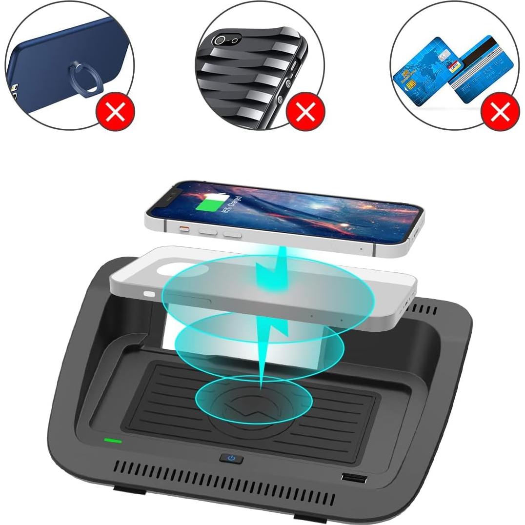 Cargador Inalámbrico CreekT para Toyota RAV4 2019-2024 Qi