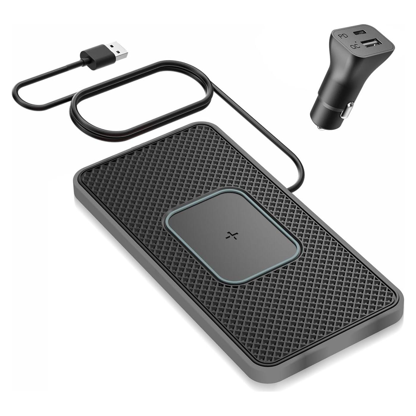 Cargador Inalámbrico Rápido SANMIDO C1P para Coche 15W