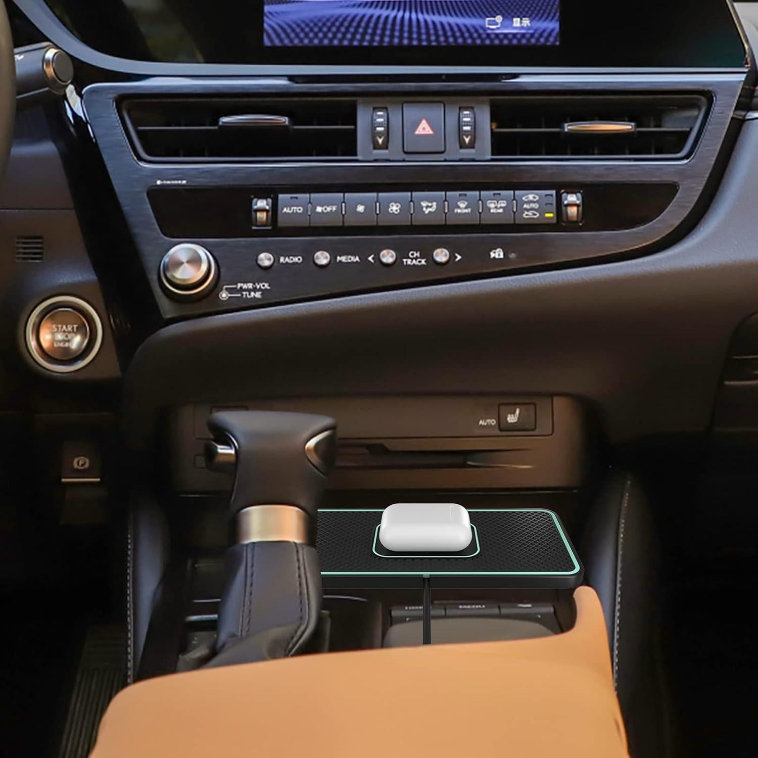 Cargador Inalámbrico Rápido SANMIDO C1P para Coche 15W