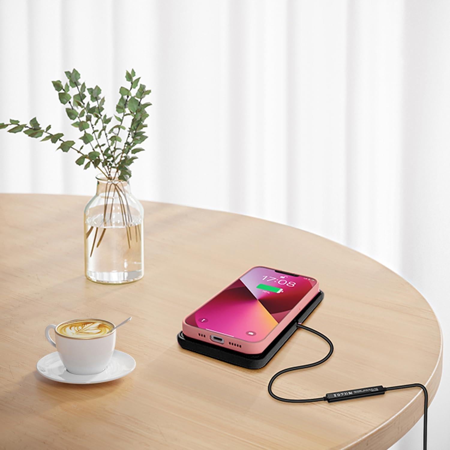 Cargador Inalámbrico Rápido SANMIDO C1P para Coche 15W