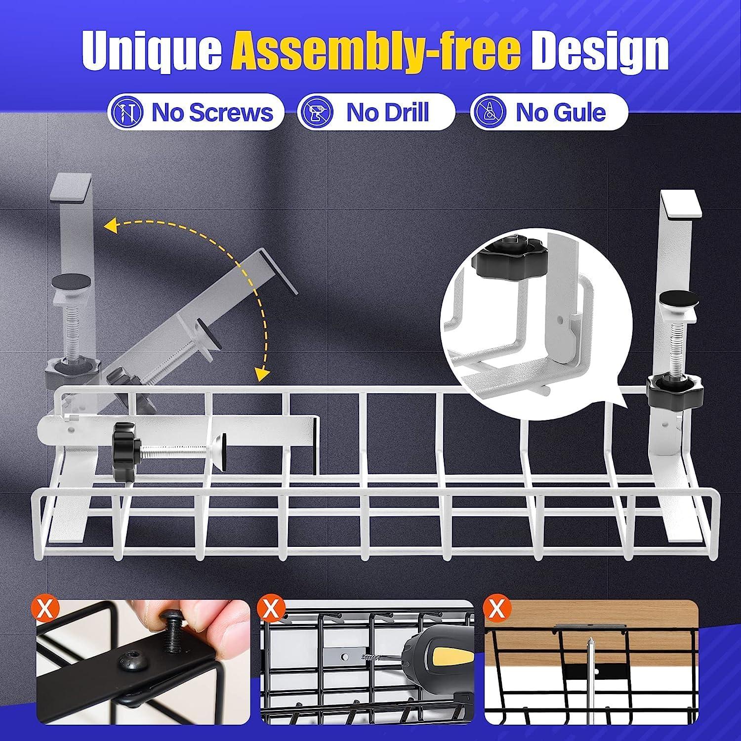Bandeja de Gestión de Cables Xpatee 2 Unidades Blanca