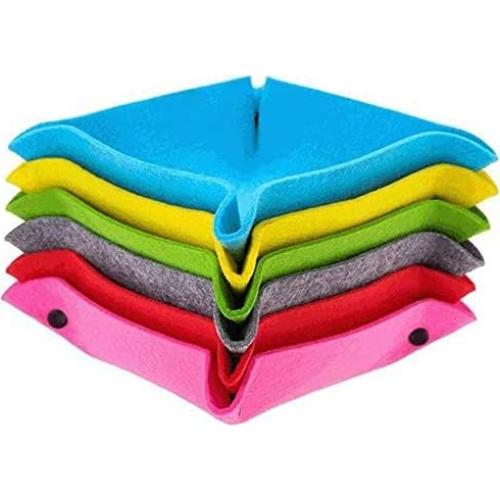 Bandeja de Valet Plegable Fieltro OliviaLiving 6 Piezas