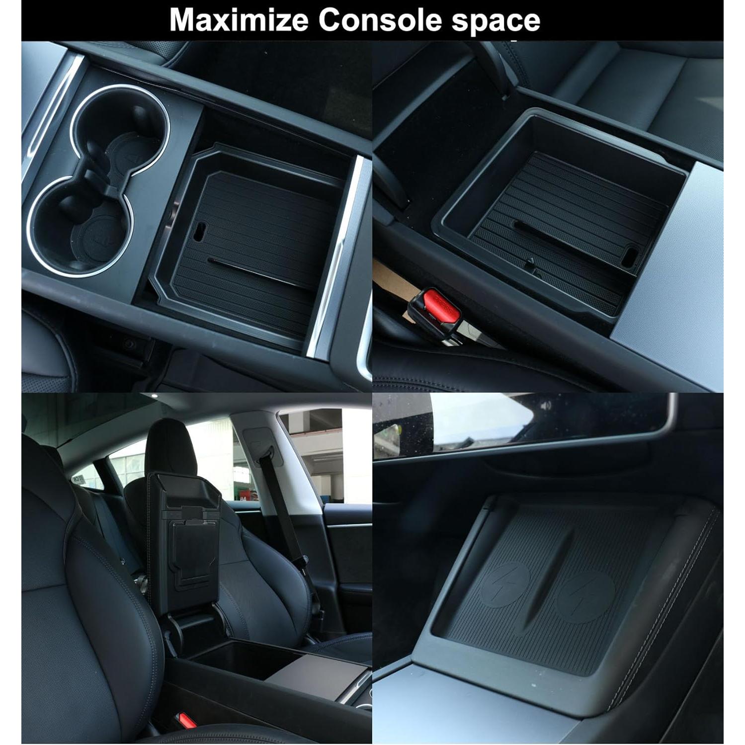 Organizador Consola Central Tesla Model 3/Y 2024-2025