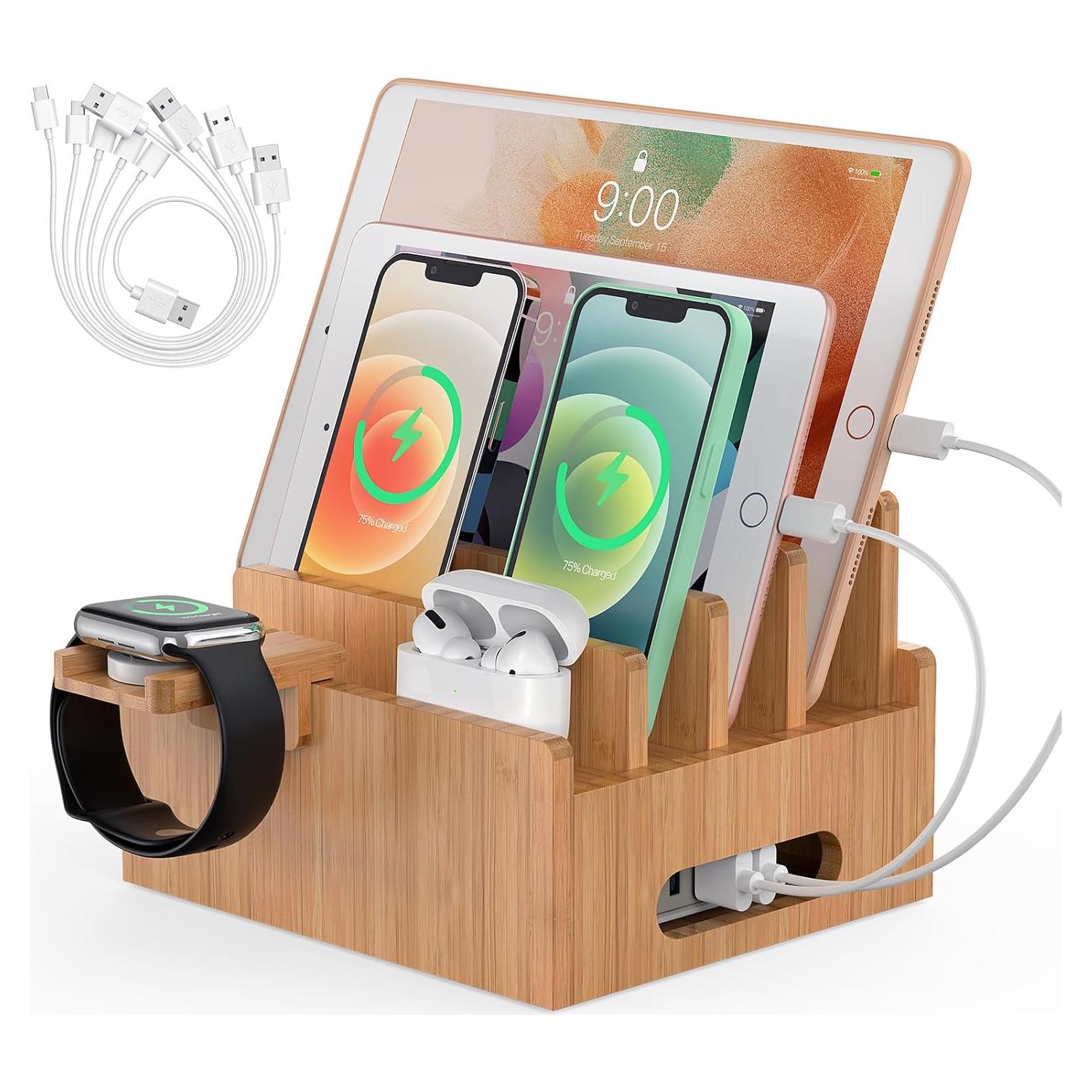 Estación de Carga Organizador Pezin & Hulin para 6 Dispositivos