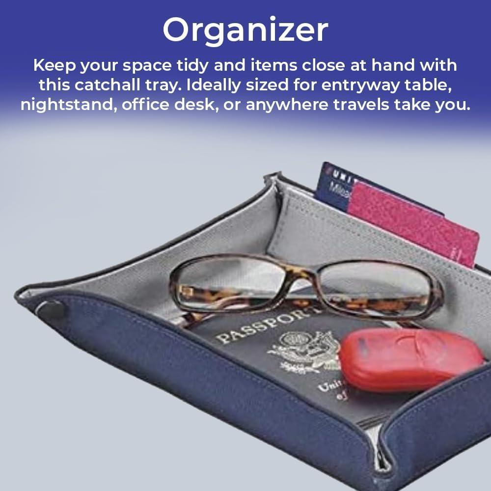 Bandeja de Valet Magellan's Marino 20x12 cm Organizador EDC