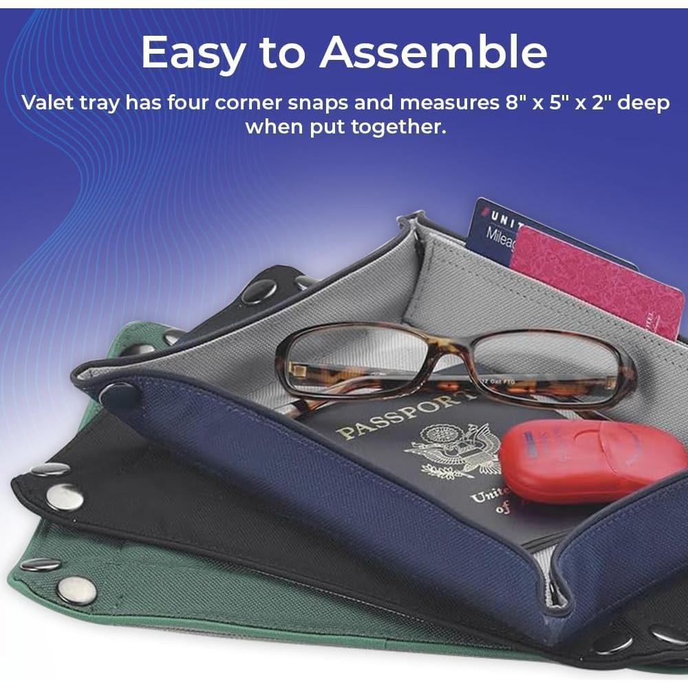 Bandeja de Valet Magellan's Marino 20x12 cm Organizador EDC