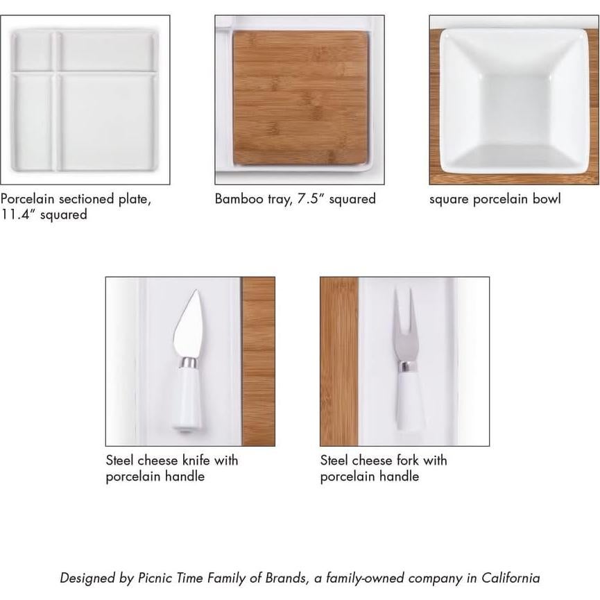 Tabla de Cortar y Servir NFL Picnic Time Los Angeles Chargers