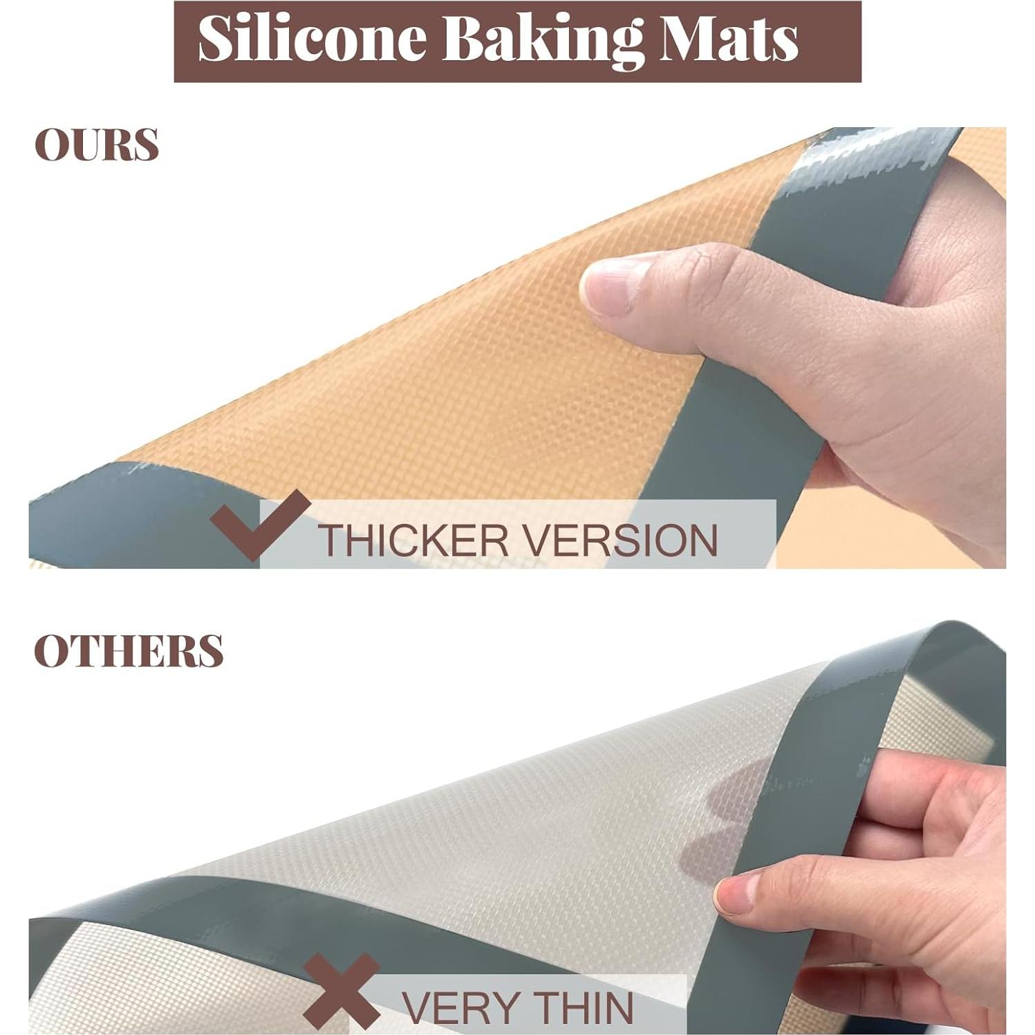 Alfombrillas de Silicona para Hornear Koolstuffs - 3 Piezas