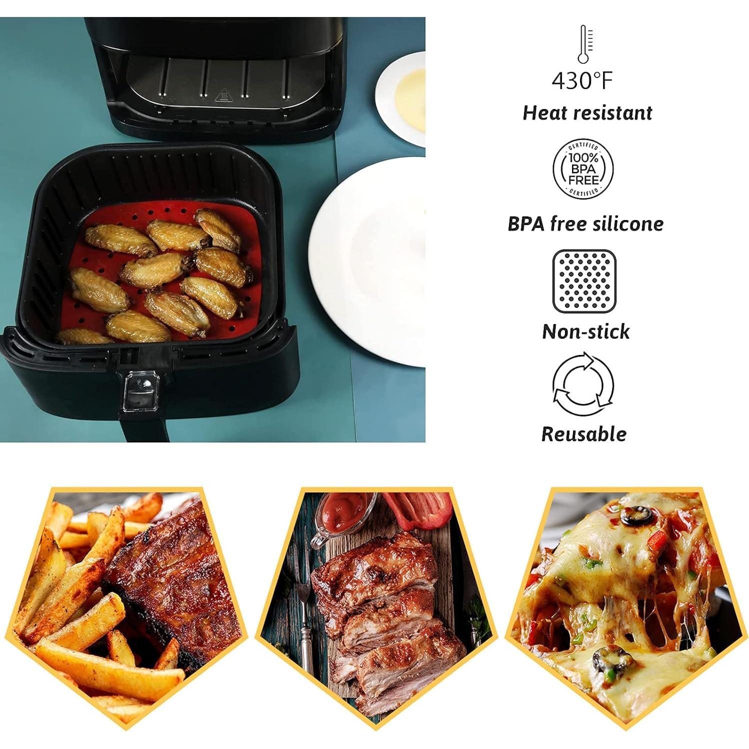 Forros de Silicona ZEPELOFFY 21.5 cm Reutilizables Antiadherentes