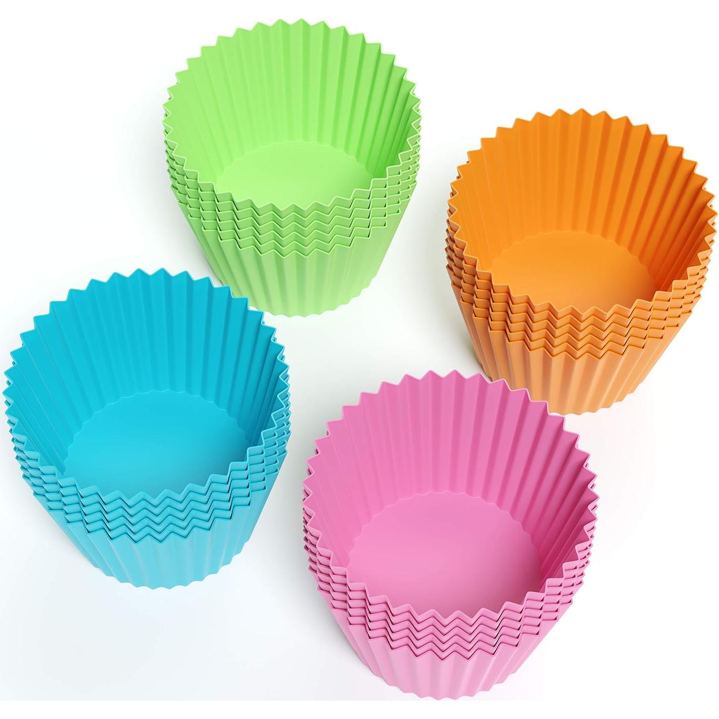 Soportes de Mini Cupcakes Bakerpan 24 Piezas Silicona