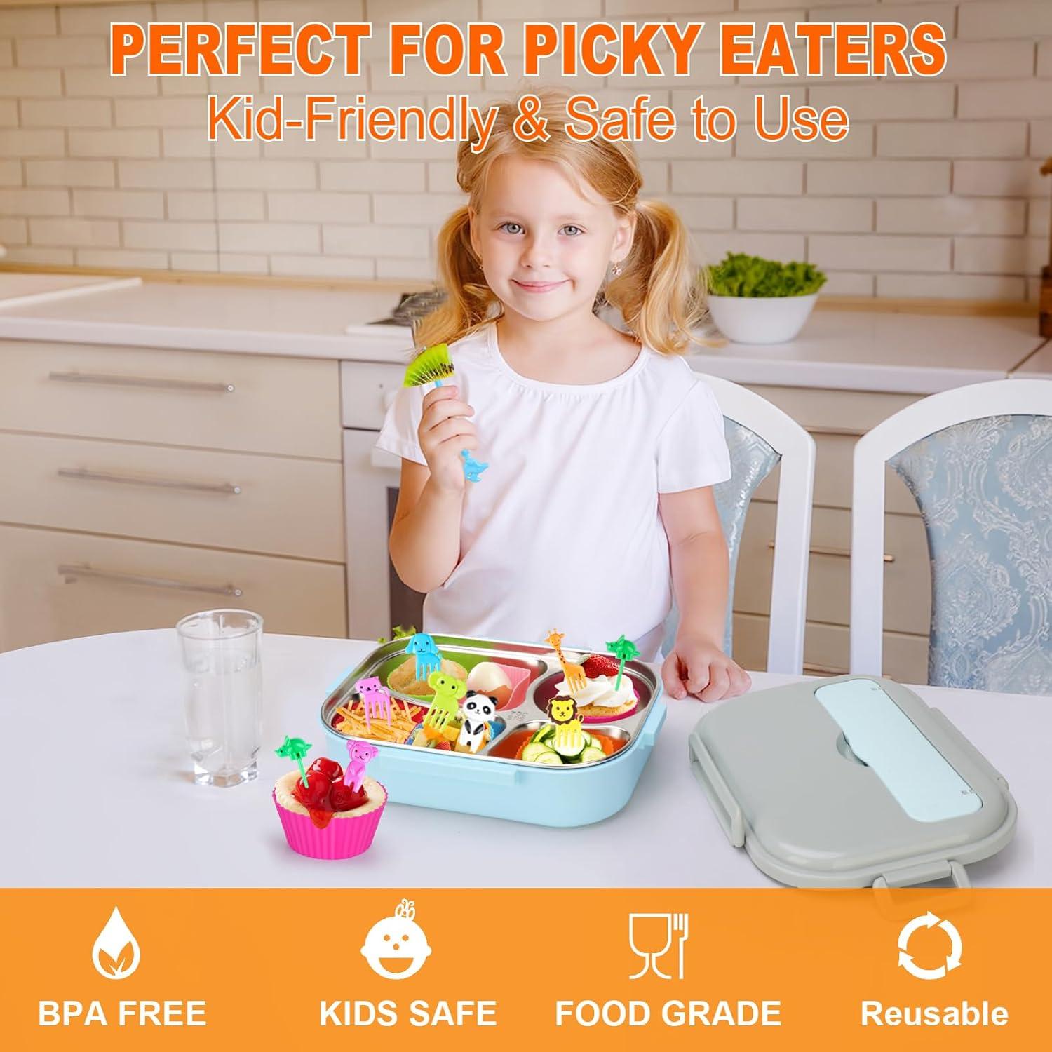 Juego de 70 divisores de silicona SEANSDA para bento