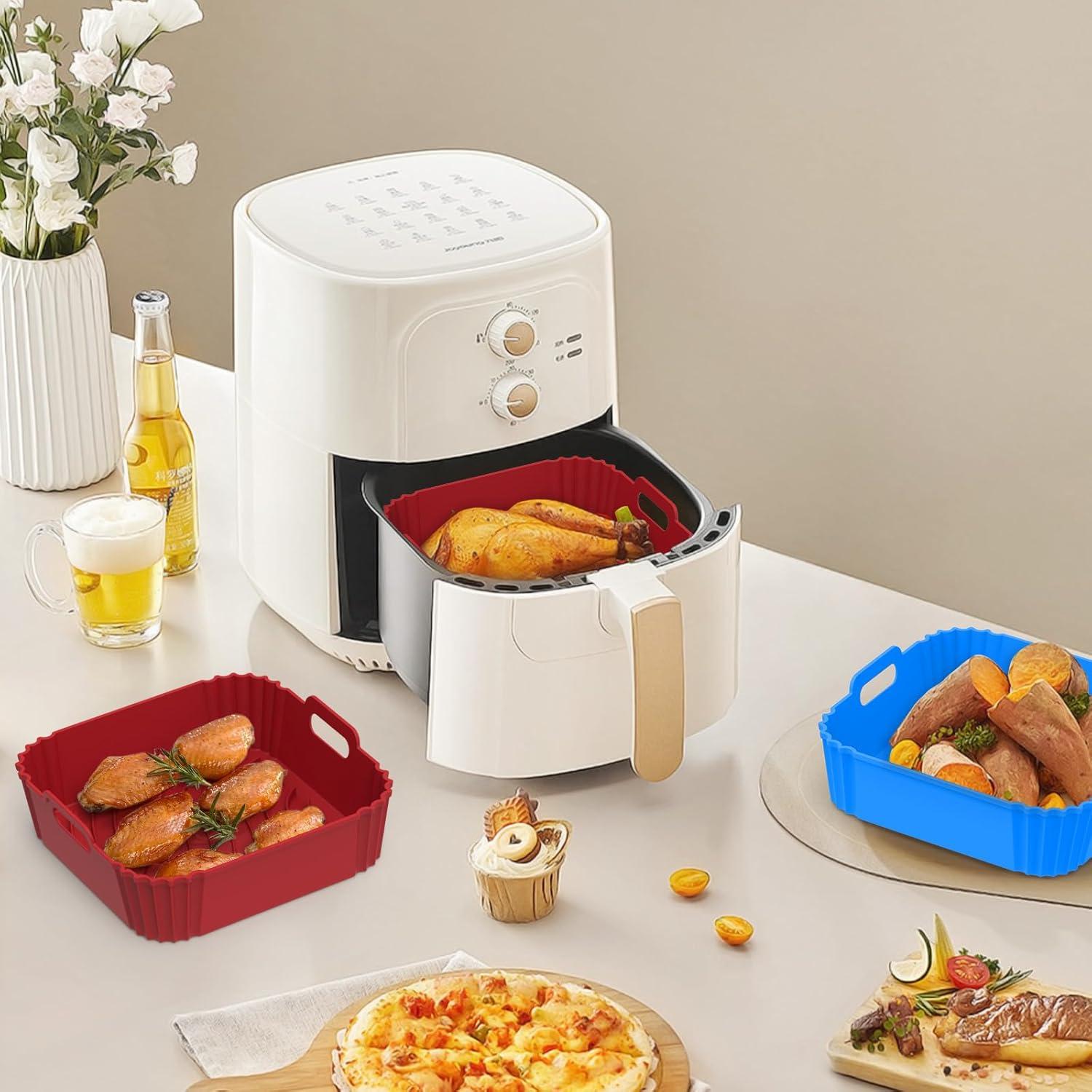 Forros de Silicona Reutilizables Redfly para Freidora 4-5.5 QT