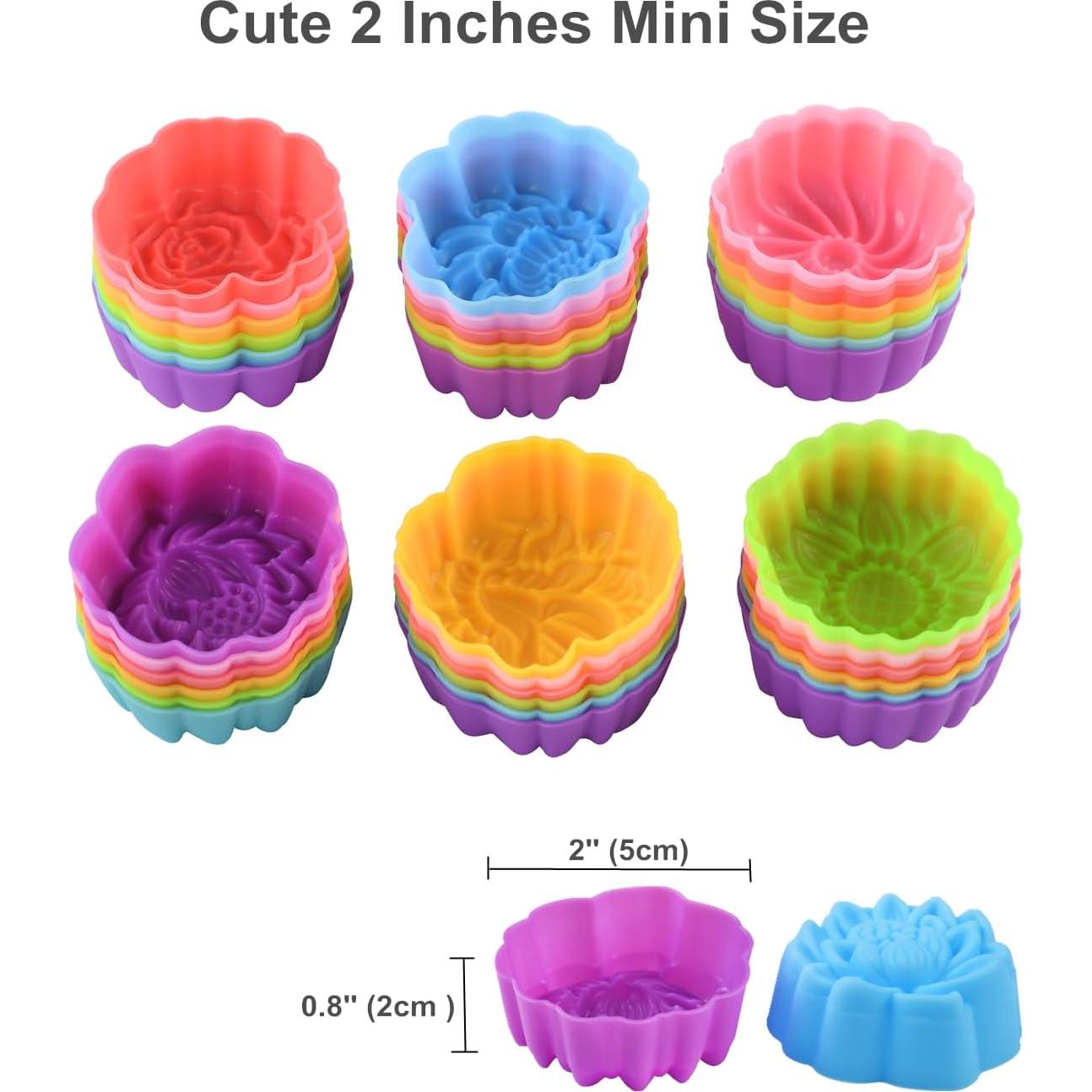 Moldes de Silicona Reutilizables Mirenlife 36 Piezas Mini