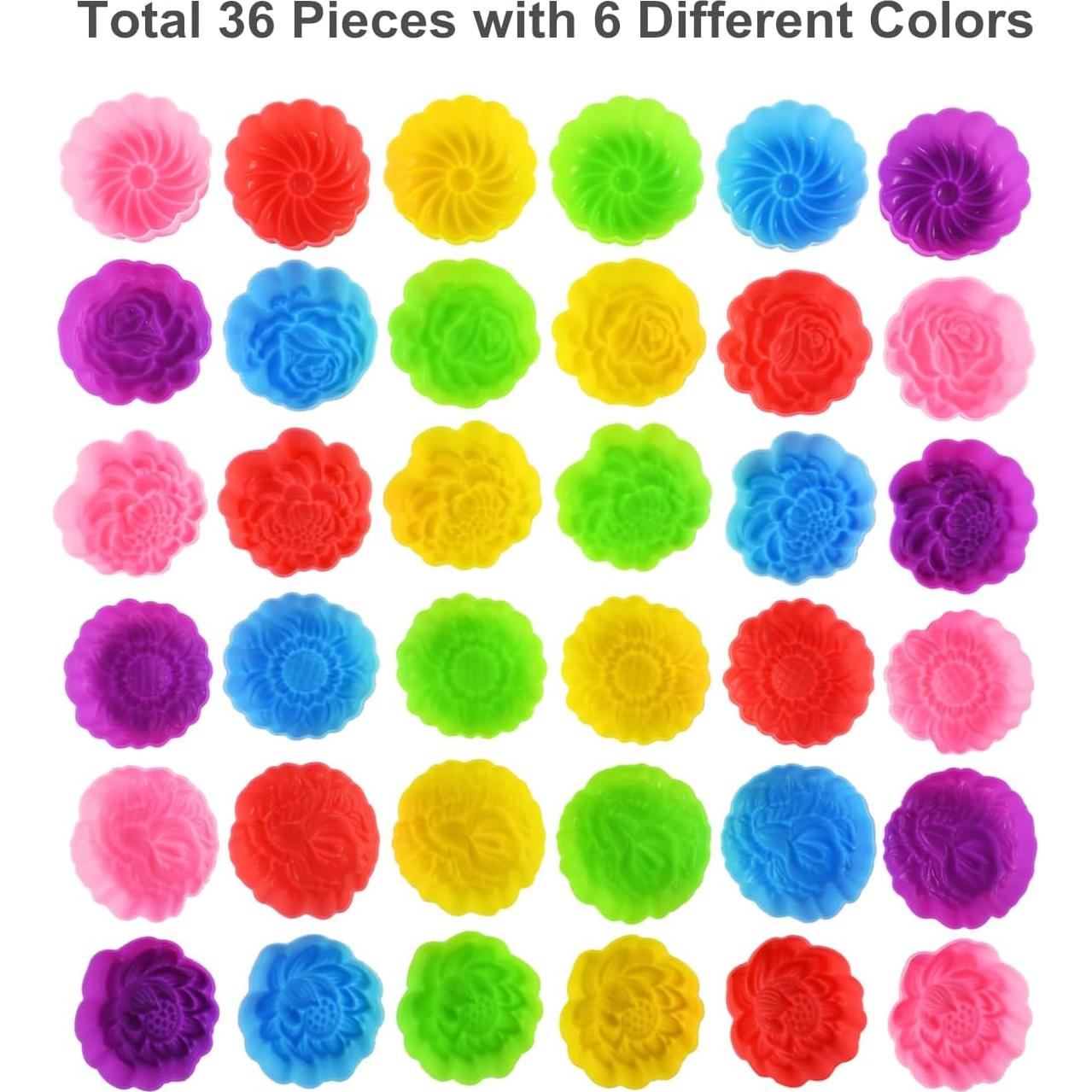 Moldes de Silicona Reutilizables Mirenlife 36 Piezas Mini