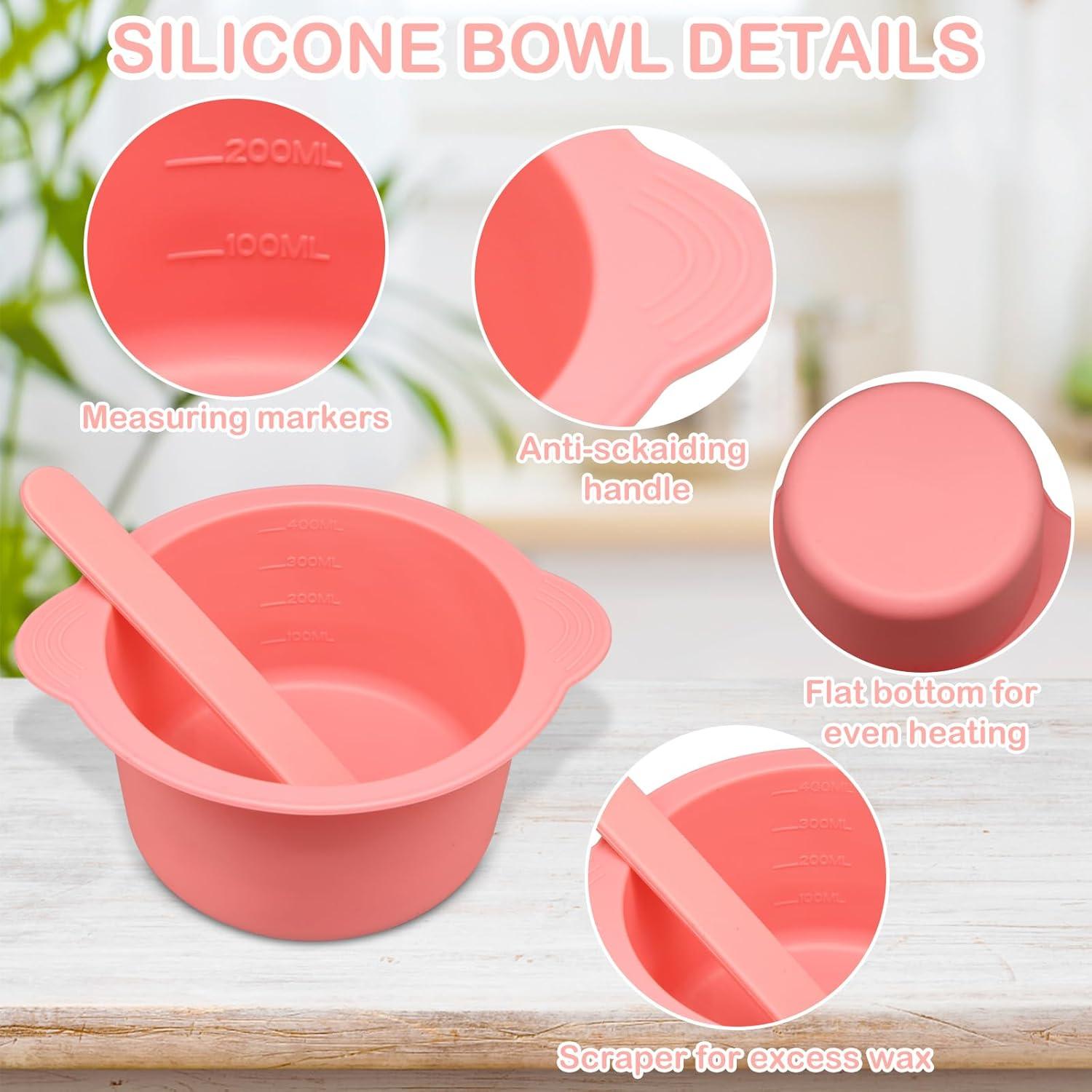 Juego de 2 Forros de Silicona para Calentador de Cera HINGTAI