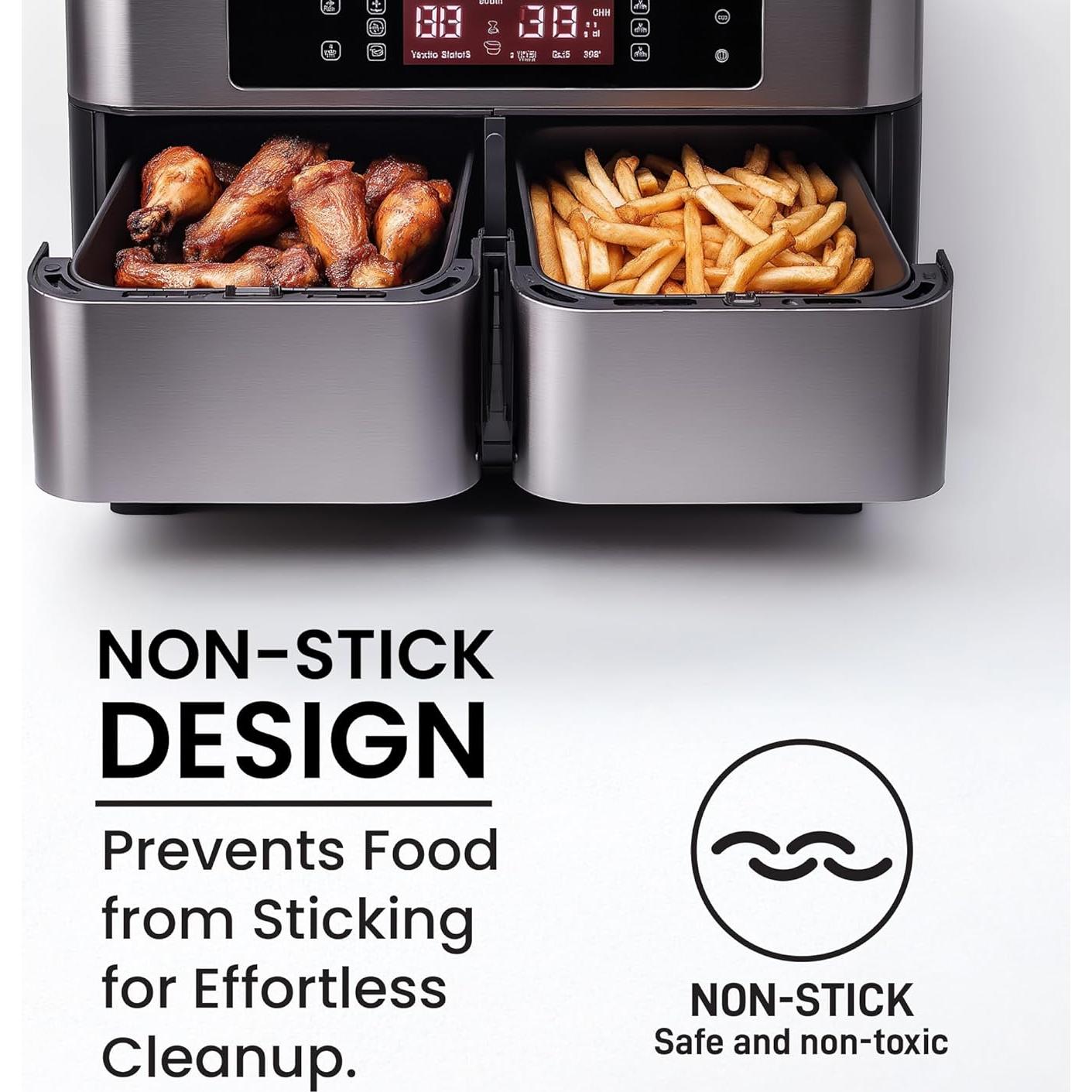 Forros Reutilizables Lotteli Kitchen para Freidora de Aire 4 Pzas