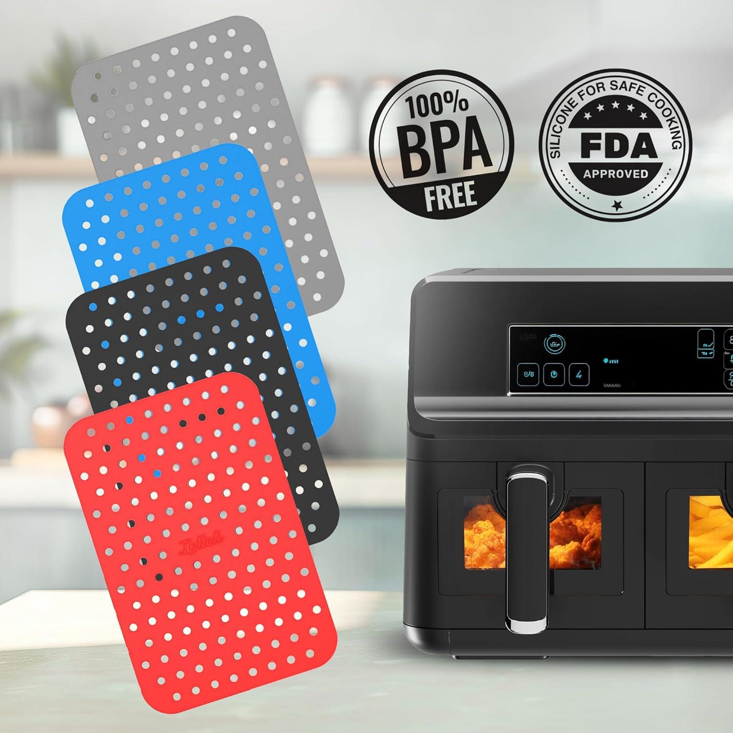 Forros Reutilizables Lotteli Kitchen para Freidora de Aire 4 Pzas